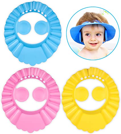 ShampooCap™ Visière chapeau pour douche bébé. - Cigogne et Bébé